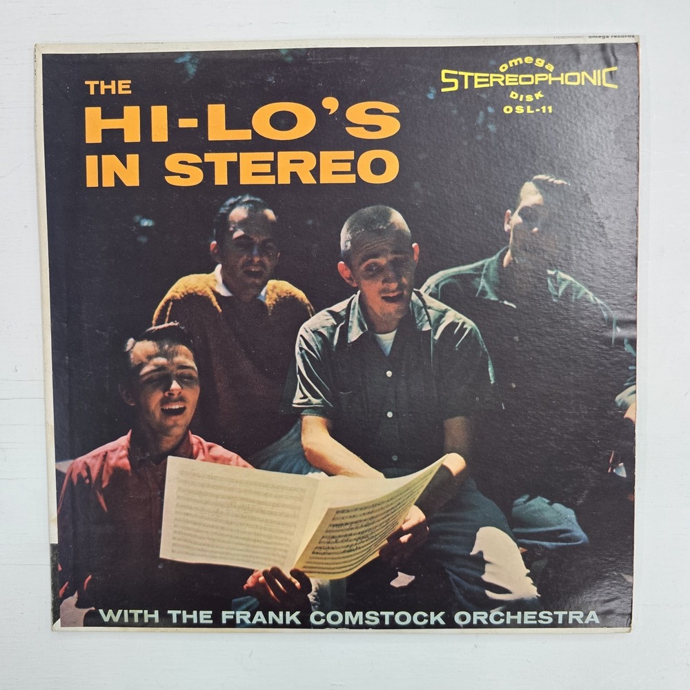 The Hi-Lo's Frank Comstock Orchestra In Stereo LP VG+/VG+ Vocal Jazz OSL-11